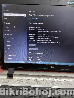 HP Leptop Core-i5 6gen -- 8GB